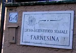 insegna Liceo Scientifico Statale Farnesina